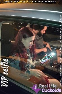 After there date I was informed of her plans to bring him back to our house and fuck, she wanted me to be part of it and so here I am coming up to the car on their arrival. I can tell she is excited just by the look on her face.